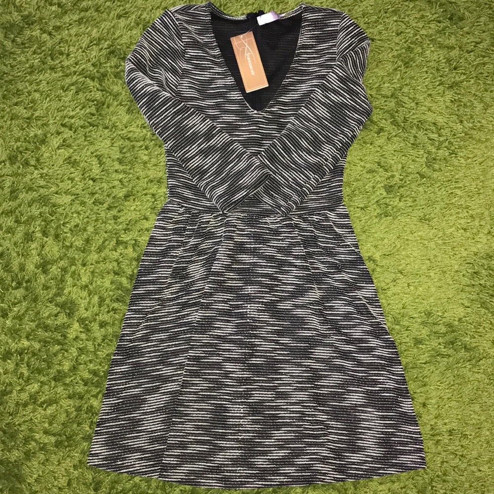 Black and white Francesca’s dress